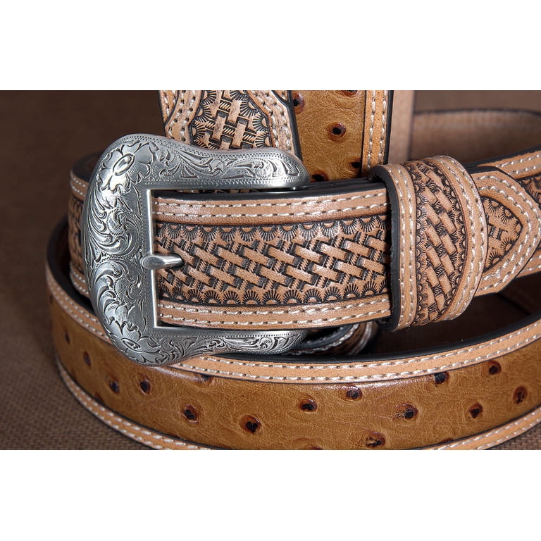 ostrich leather belts nocona ostrich belt