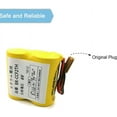 thumbnail image 5 of 5 Pcs BR-CCF2TH 6V 5000mah Battery with Brown Plug for Fanuc A98L-0001-0902/A98L-0031-0006 PLC Back-Power Non-Rechargeable, 5 of 8