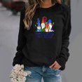 thumbnail image 2 of Sudadera de manga larga con estampado navideño informal con cuello redondo para mujer a la moda Fridja  ghj987+4626, 2 of 4