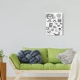 thumbnail image 2 of Stylish and Modern Aesthetic 12x16 Black and White Unframed Canvas Poster for Home Wall Décor, 2 of 7