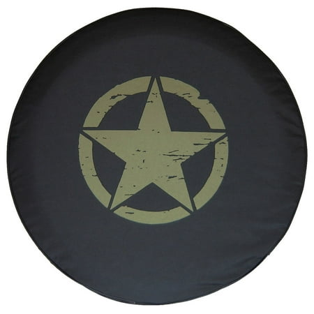 SpareCover Brawny Series - Jeep Star 35" Tire Cover Green