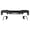 Matte Black, variant on Ikon Motorsports Rear Diffuser, Compatible with 2024-2026 Ford Mustang V6/GT,  Competition Style Matte Black PP Polypropylene Shark Fin Rear Bumper Valance Spoiler, Air Dam Chin Splitter Molding 1PC