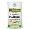 Organic India Psyllium, Whole Husk 100% Certified Organic Fiber, Natural Dietary Fiber 12 oz
