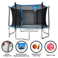 thumbnail image 3 of Sportspower BouncePro 14ft Trampoline Meets ASTM Safety Standards, Heavy-Duty Rust-Resistant Steel Frame, UV-Resistant Jump Mat, Safety Net & Basketball Hoop, 3 of 10