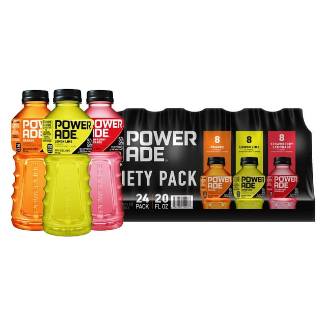 Powerade Citrus Variety Pack 20 fl. oz., 24 pk.