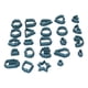 thumbnail image 5 of Kit de fabricación de pendientes de arcilla, 142 Uds., herramientas de arcilla polimérica azul oscuro, cortadores de arcilla polimérica, artesanía Superior Jadeshay A, 5 of 8