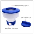 thumbnail image 2 of Flotteur de Chlore, Distributeur de Comprimés de Chlore pour Piscine de 5 Pouces à Grande Capacité de Qualité Supérieure, Flotteur de Chlore pour Piscine, Compatible avec Comprimés de Chlore de 1 Pouces, 2 of 6