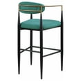 thumbnail image 4 of Tina Fabric Upholstered Bar Chair Green (Set of 2), 4 of 13