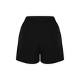 thumbnail image 5 of StSilkitty 2 Pack Women's Sweat Shorts Mid Waist Drawstring Elastic Shorts Summer Lightweight Athletic Short with Pockets, 5 of 8