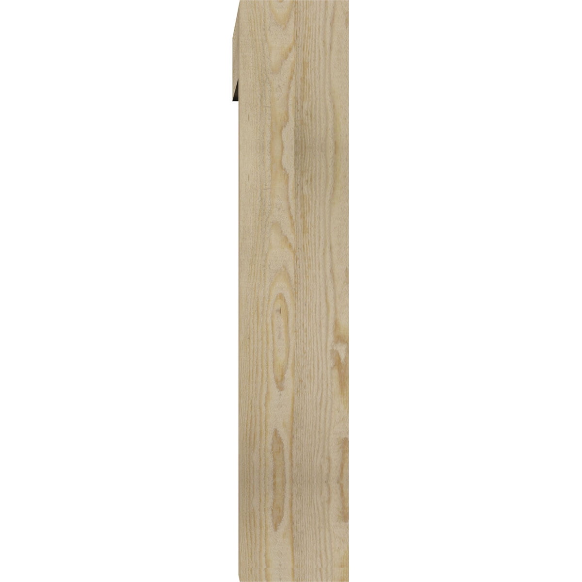 Ekena Millwork 6"W x 24"D x 32"H Imperial Block Rough Sawn Bracket w/ Offset Brace, Douglas Fir