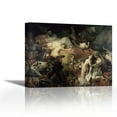 thumbnail image 1 of The Death of Sardanapalus - Contemporary Fine Art Giclee on Canvas Gallery Wrap - wall décor - Art painting - 27 x 21 Inch - Ready to Hang, 1 of 2