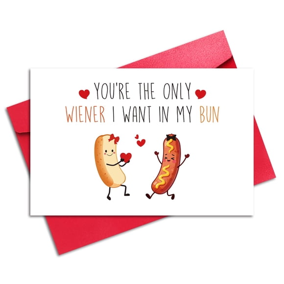 Tarjeta de San Valentín LYMEQING divertida y picante para él
