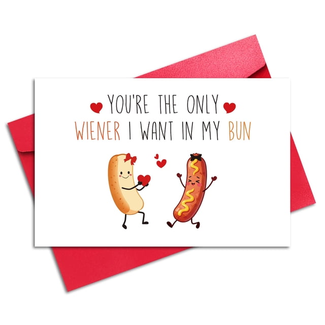 Tarjeta de San Valentín LYMEQING divertida y picante para él