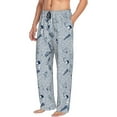 thumbnail image 2 of Daiia Shells And Sand Men's Sleep Pant with Pockets and Drawstring,Pajama Pants-XX-Large, 2 of 9