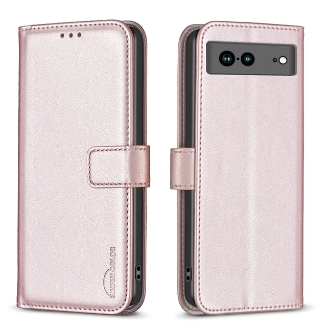 Compatible with Google Pixel 7A Wallet Case with Card Slots Magnetic Closure Flip Folio Cover