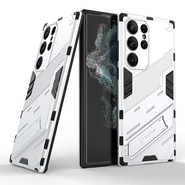 Étui de Téléphone Robuste Antichoc Compatible avec Samsung Galaxy S23 Ultra/ S23 Plus/ S23 avec Béquille