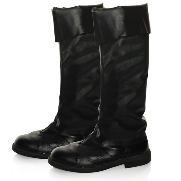UNDERWRAPS Pirate Boot Top Covers - Faux Leather Renaissance Costume Accessories, Medieval Boots, Steampunk Cosplay Cover, Adult Shoe Cover