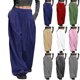 thumbnail image 1 of Pincandy Women's Fashion Casual Solid Color Ruched Elastic Waist Pants - Loose Fit for Outdoor Activities, 1 of 6