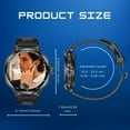 thumbnail image 5 of Men’s 2-in-1 Smartwatch with Built-in Earbuds – 1.46" Round Display, Wireless Calling, Fitness Tracker, Multi-Sport Modes, NFC, Compatible with iOS & Android, Black Wearable Gift, 5 of 11