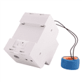 thumbnail image 4 of Voltímetro amperímetro digital monofásico CA 40-300 V 100 A 6 en 1 con riel DIN, medidor de frecuencia de vatios y kWh, 110 V (CT externo), 4 of 5