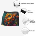 thumbnail image 6 of Balery Colorful Owl Forest Men's Boxer Briefs, Soft and Breathable Cotton Underwear with nylon Waistband-X-Large, 6 of 9