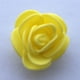 thumbnail image 3 of Flores falsas de 3,5 cm, decoraciones de bricolaje, flores de imitación para fiesta de boda (amarillo), 3 of 5