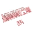 thumbnail image 4 of BELOVING Keycaps Set Comfortable Typing Portable Sturdy Lightweight Replacement Gifts Pink, 4 of 8