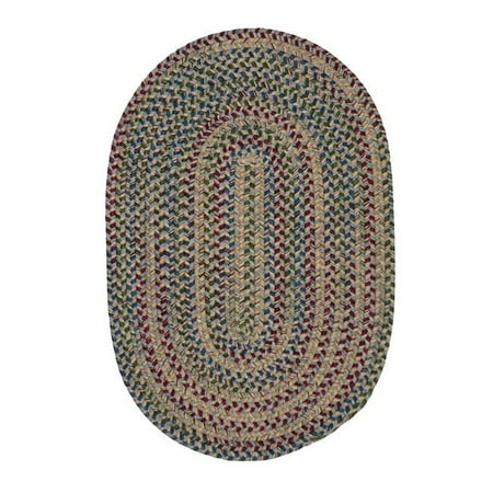 

Colonial Mills 15 Green Red and Blue Handmade Chair Pad
