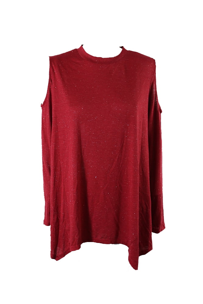 style & co cold shoulder top