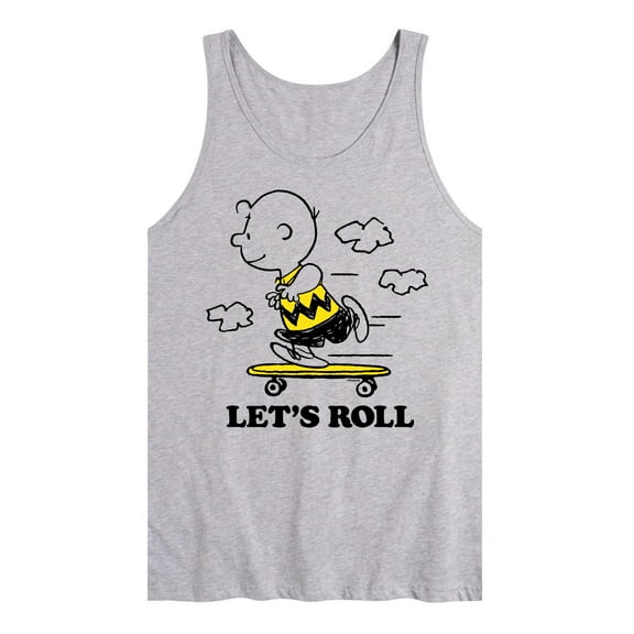 Peanuts - Let's Roll - Men's Jersey Tank Top