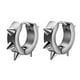 thumbnail image 1 of Pendientes para mujer, regalos para mujeres, hombres y mujeres, pendientes de aro de acero inoxidable con pinchos, pendientes estilo punk., 1 of 1