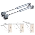 thumbnail image 2 of Cabinet Door Lift Up Hydraulic Gas Spring Lock Tab Stay Hinge 120N, 2 of 5