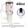 thumbnail image 3 of The Aristocats 40 Oz Tumbler With Handle And Straw, Stainless Steel Vacuum Travel Mug, Double Wall Vacuum Insulated Tumbler With Lid, Water Bottle for Gifts Party Office Coffee, 3 of 8