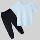 thumbnail image 3 of Conjunto de Pantalones de Dos Piezas de Color Sólido de Manga Corta para Niños con Pantalones a Juego, Traje de Verano Casual para Niños Y Niñas de Uso Diario, 3 of 6