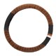 thumbnail image 2 of Car Steering Wheel Cover Ice Silk Universal Fit 15in Comfortable Grip Protector for DecorationBrown, 2 of 5