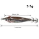 thumbnail image 2 of 5uds. Señuelo de Pesca Luminoso Jigging Cebo ABS Horizontal para Noche de Agua Dulce (Estilo E), 2 of 2