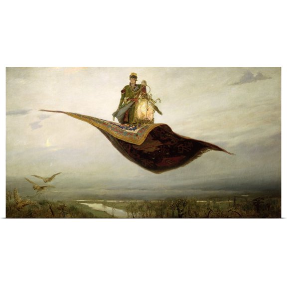 Great BIG Canvas | Rolled Apollinari Mikhailovich Vasnetsov Poster Print entitled The Magic Carpet, 1880