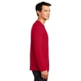 thumbnail image 3 of Gildan Softstyle Cotton Long Sleeve T-Shirt, Adult’s Narrow Width Side Seam Red Tee, 3 Pack, S, 3 of 5