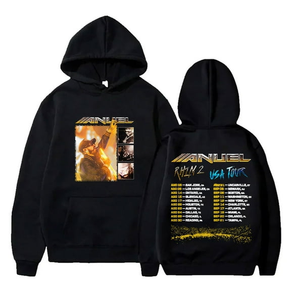 Anuel AA Real Hasta la Muerte 2 Tour Merch Hoodies Women Men Fashion Long Sleeve Sweatshirts