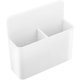thumbnail image 1 of Caja de almacenamiento magnética, portalápices para pizarra blanca, útiles escolares, organizador con 2 compartimentos para nevera, taquilla, superficies magnéticas - blanco, 1 of 5