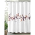 thumbnail image 2 of Shower Curtains Flowers Butterfly Bath Curtain Watercolor Style Waterproof Bathroom Shower Curtain Set with Hooks Decoration 72 x 84 Inches, 2 of 7