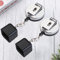 thumbnail image 3 of KAKOWELY Billiard chalk holder 2Pcs Retractable Snooker Clips Billiards Pool Cue Chalk Holder Black Number Eight Chalk Tip Holder for Snooker Billiard Accessories (Assorted Color)(Random Style), 3 of 4