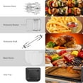 thumbnail image 7 of Caynel 8-in-1 Digital Air Fryer Oven 12.7 Quart Countertop Oven, Rotisserie, Dehydrator, White, 7 of 7