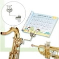 thumbnail image 5 of Metal Clarinet Marching Lyre Sheet Music Holder for Trumpet/Cornet/French Marching Band BB Clarinets Accessories, 5 of 9