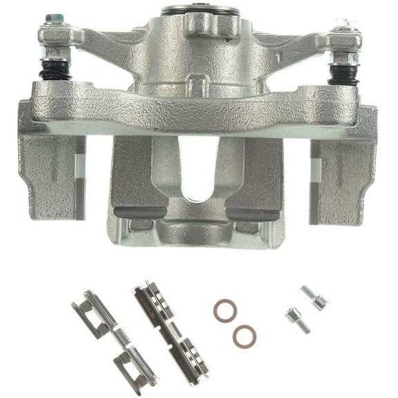 A-Premium Disc Brake Caliper Assembly with Bracket Compatible with Ford F-150 2015-2017 Rear Passenger Side
