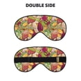 thumbnail image 2 of Naloa Colored Large Mushrooms and Leaves Print Sleep Mask for Sleeper, Light Blocking Sleeping Eye Mask for Women Men, Eye Shade with Adjustable Strap for Travel, Nap,Meditation, 2 of 7