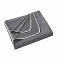 thumbnail image 6 of Koniroom Cooling Blankets for Hot Sleepers - Summer Blanket Thin Lightweight Breathable Soft Enhanced Cooling for Bed Couch Sofa Travel(Grey, 90 x 90 inches), 6 of 10