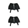 thumbnail image 1 of Eigraketly Paquete de 2 polainas de nieve impermeables para senderismo al aire libre Trekking Negro 2piezas Eigraketly CBP501641, 1 of 1