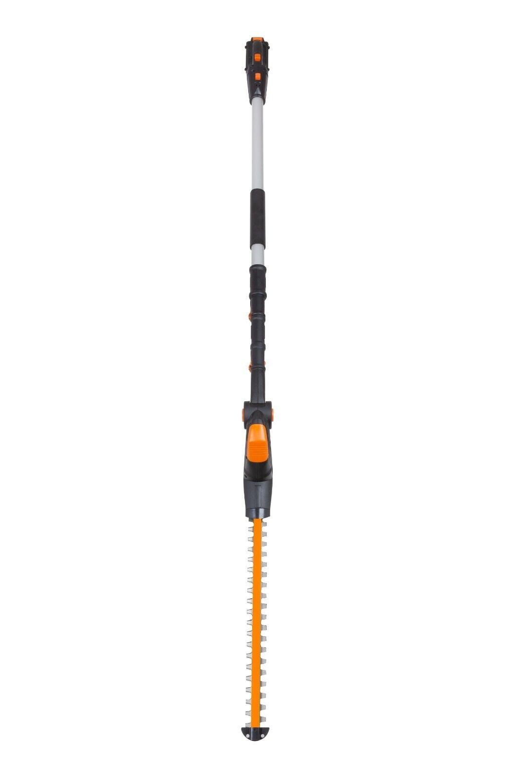 Restored Worx WG252 20" - 20V Pole Hedge Trimmer with 13' Reach, 10-Position Head, Rotating Handle (Refurbished)
