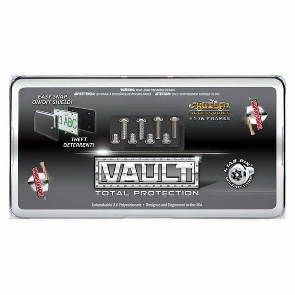 Cruiser Accessories  Vault, Chrome - Clear